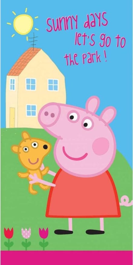 Peppa Pig Sunny - Strandlaken - 70 x 140 cm - Multi