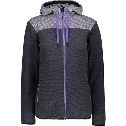 Cmp 39h0866 Heavy Fix Fleece Met Kap Grijs S Vrouw