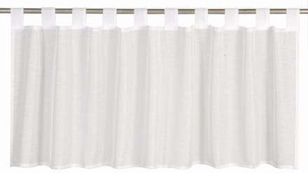 Elbersdrucke Bistro Gordijn Effecto 48x140 cm wit transparant