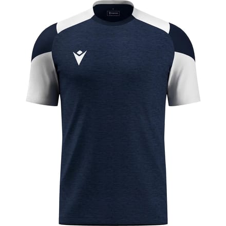 Macron Glory Golem Shirt Korte Mouw Heren - Marine / Wit | Maat: S