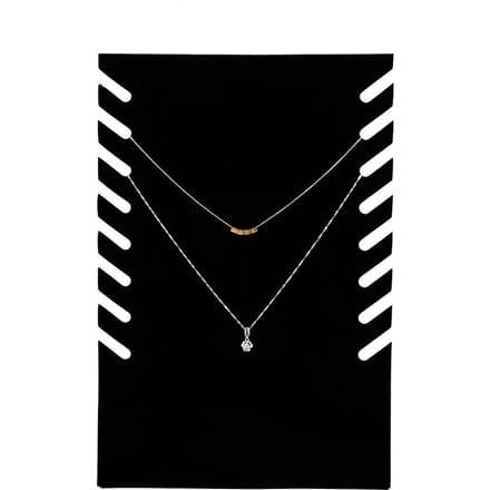 Zwarte flanellen kettinghanger ketting sieraden buste display stands hanger houder rek gray