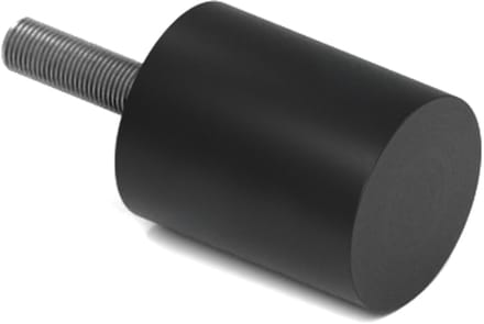 Rubbermagazijn - Trillingsvoet - Type D - 20x25mm - M6 - Set 10 stuks