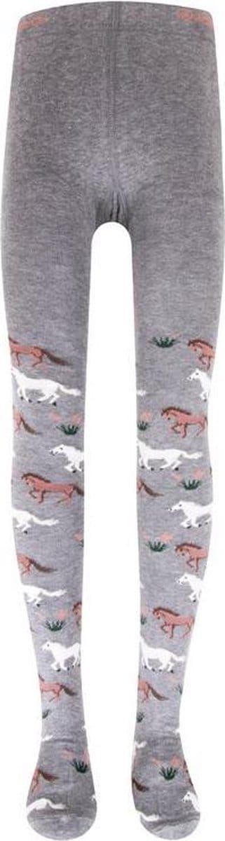 Kindermaillot Grijs met Paarden - 152/164