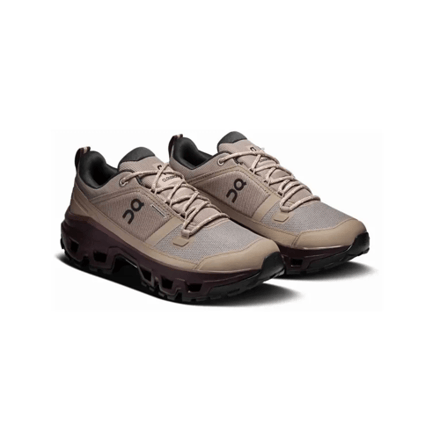 ON Cloudrock Low Waterdichte Wandelschoen Dames (Maat - US 7,5, Kleur - Cinder / Ox)