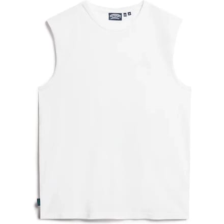 Biokatoenen tanktop met logo Superdry Essential
