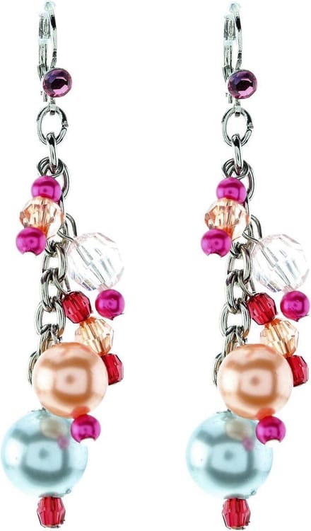 Behave - Oorhangers - Multikleur parel mix - Speelse stijl - Voorjaar