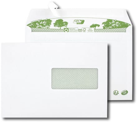 GPV enveloppen 'ERAPure' C5 162 x 229 mm, wit