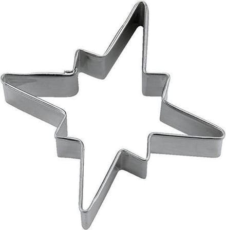 Uitsteker - ster / sneeuwvlok - 6cm - St�dter