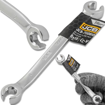 JCB - Ringsteeksleutel - 6-Kant - 8x10 mm - Cr-V