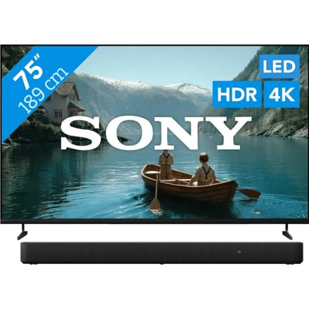 Sony Bravia 3 II Led 75" (2026) + Sony HT-S2000 Zwart