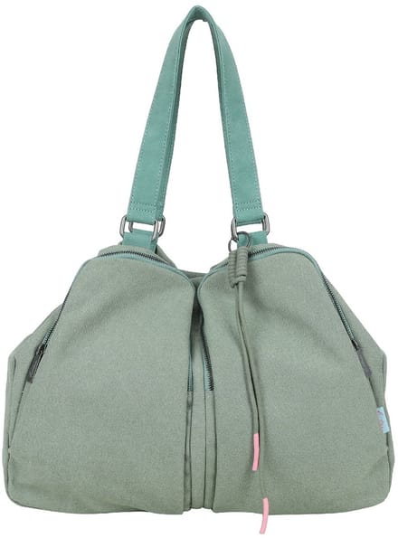 Fritzi aus Preußen shopper Donny Shopper Canvas Jade groengrijs