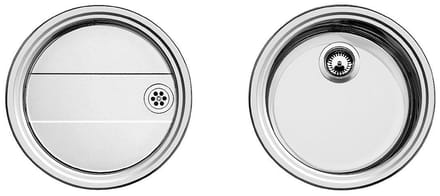 Spoelbak Blanco Rondosol  Set 513310 opbouw