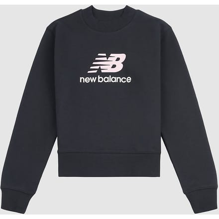 New Balance Ft Stacked Logo Crew Kids Sweater blauw