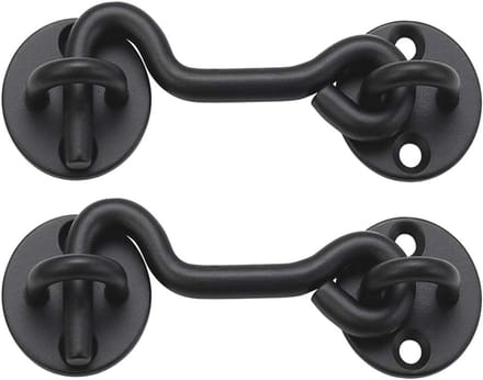 Privacy Haak en Oogvergrendeling 4 inch - 2 Pack voor Deuren