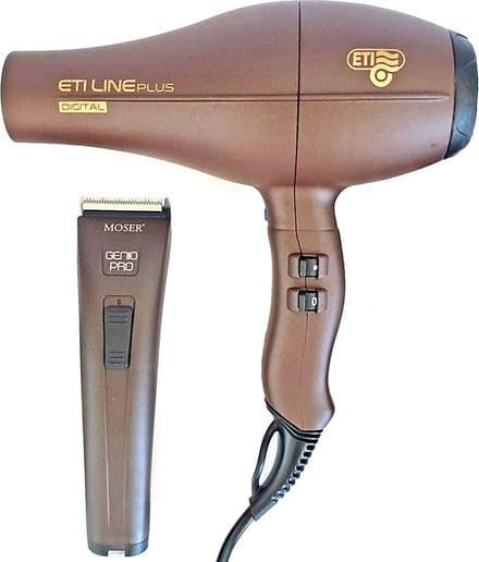 Moser Combi Genio Pro Tondeuse + ETI Line Plus Digital Fohn - Voordeelsets
