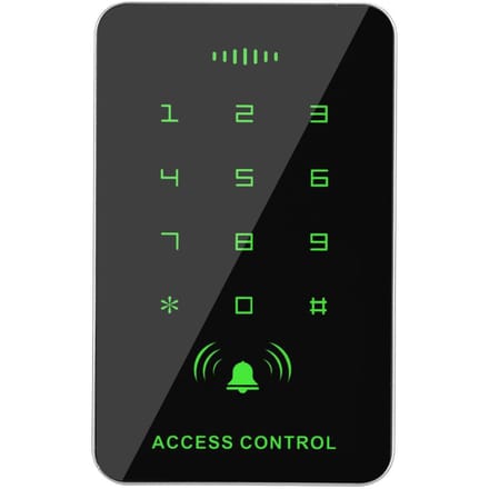 RFID Toegangscontrole Kaartlezer Wachtwoord Met 5 Sleutelhanger black