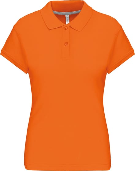 Kariban Damespolo korte mouwen K242 - orange - S
