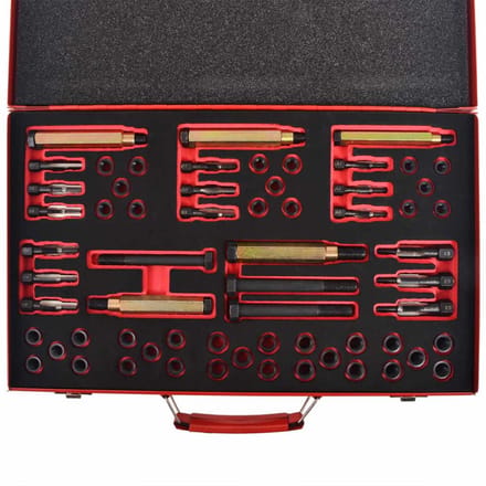 Kit de réparation de filetage de bougie de préchauffage 63 pièces M8 M9 M10 M12