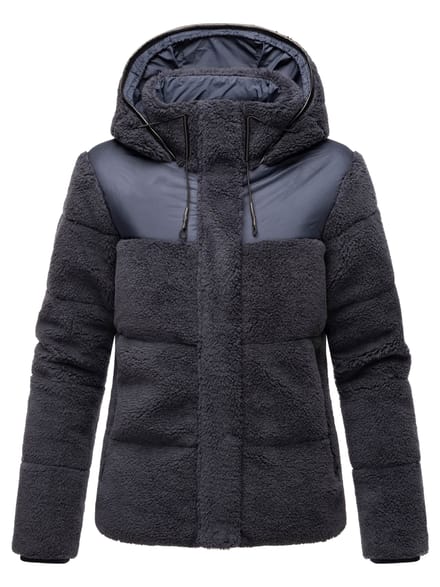 Marikoo dames teddy puffer jas met capuchon – model Kaguraa