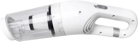 Draagbare Kruimeldief - Mini Stofzuiger - Auto Interieur - Draadloos Opladen - 2x2000mAh Batterij - Wit