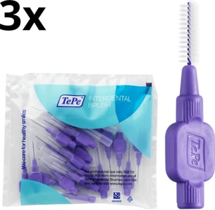 TePe Ragers Lila - 3 x 25 stuks - Voordeelverpakking