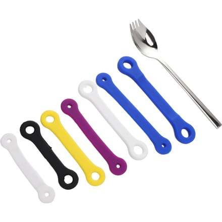 Cuillère Adaptative en Acier Inoxydable et Silicone Aide à Manger Cuillère Auto-Ajustable Ustensile Adaptatif blue