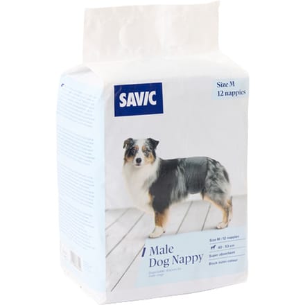 Savic luiers voor mannen maat. M: 40-53cm, 24 stuks hond