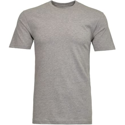 Ragman T-Shirt Uni Round Neck Single Jersey Grijs Melange / male