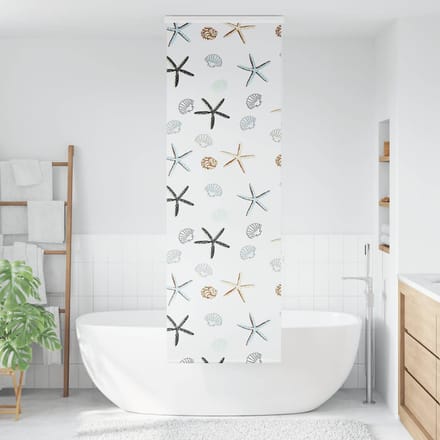 vidaXL - Doucherolgordijn - met - cassette - 80x240 - cm - stofbreedte - 76 - cm