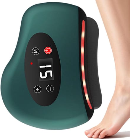 Voetmassager Elektrisch - Spierroller Lichaamsscraper - Herstel Na Inspanning - Constante Temperatuur Warmte - 157 x 122 cm - Wit