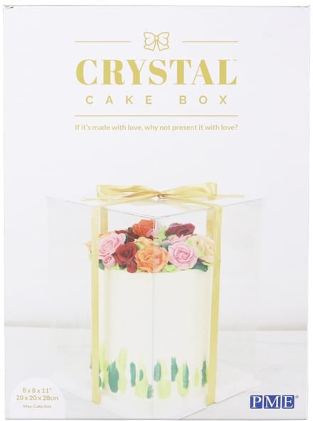 PME Taartdoos Crystal 22x22x30cm