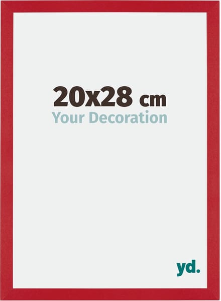 Your Decoration - Fotolijst 20x28 cm - MDF - Rood - Mura