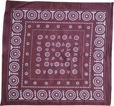 Boerenbontzakdoek 48x48 cm Bruin - 10 Stuks