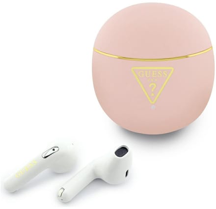 Guess Tws Gold Line Triangle Hoofdtelefoon Voor Iphone 17 Pro Draadloze Audio
