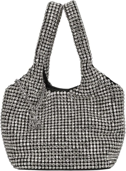 HUGO Women's Liora - Handtasche 14 cm (silver)
