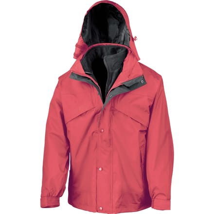 Result 3-in-1 Zip & Clip Jacket RT68 - Red - S