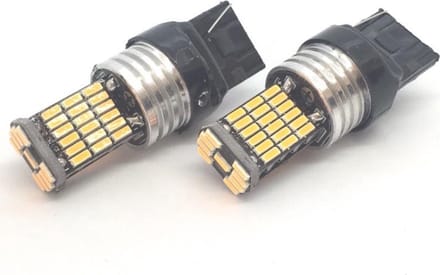 T20 7440 WY21W LED Oranje Canbus knipperlichten (set)