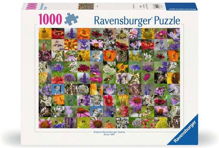 Ravensburger puzzel Bienen - legpuzzel 1000 stukjes bloemen dieren.