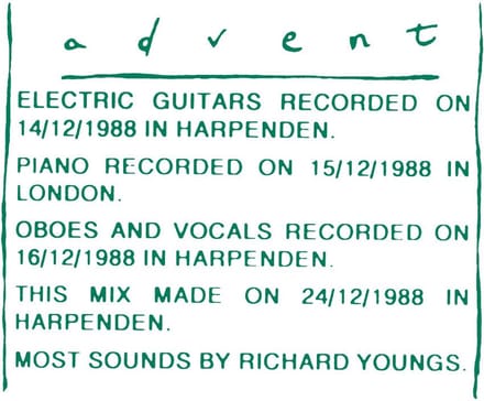 Richard Youngs - Advent (CD)