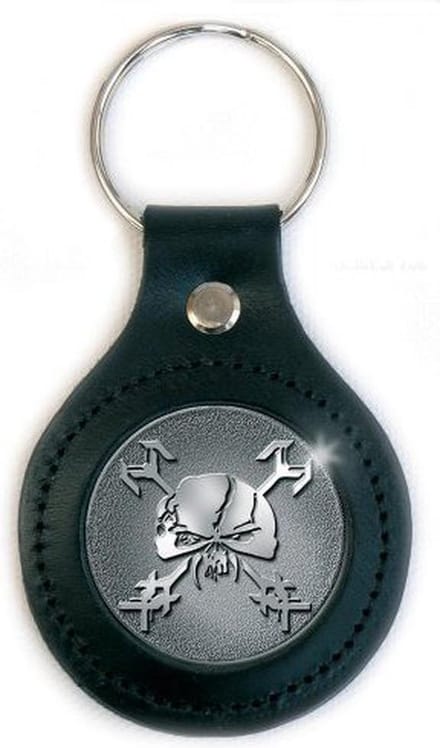 Iron Maiden - Final Frontier Icon Sleutelhanger - Zwart/Zilverkleurig