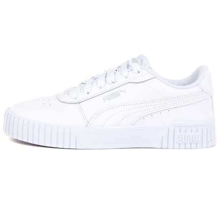 PUMA Carina 2,0 Dames Sneakers - Wit/Zilver