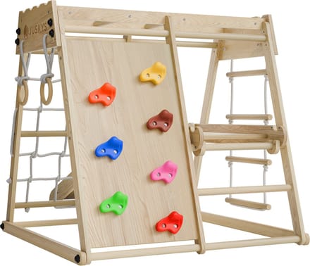 Mini speeltoestel voor kinderen - Met glijbaan - Naturel speeltoestel