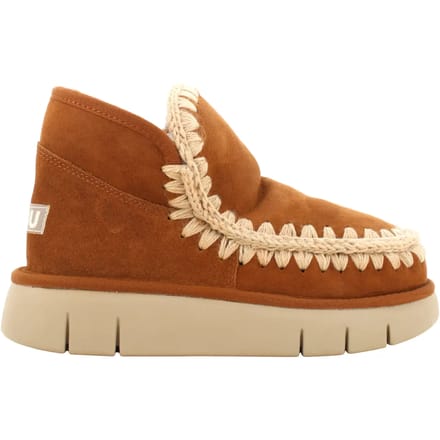 Mou Eskimo Bounce Sneaker Laarzen - Suède - Dames - Cognac - Maat 39