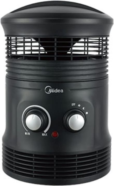 Midea NF18-17PA Binnen Zwart 1800 W Ventilator elektrisch verwarmingstoestel