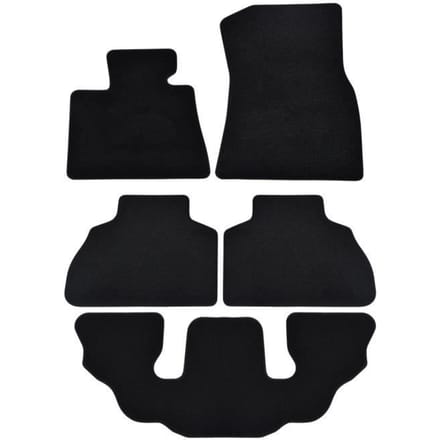 Tapis de sol - BMW - X7 - 6 pièces - Velours imperméable - Ajustement précis
