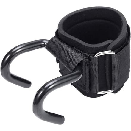 1 PC fitness power hook, pull-up, hard pull training anti-val hulp, geen blessure handpalm trainingsapparatuur zwart