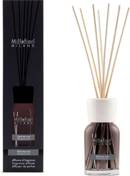 Millefiori Milano Geurstokjes 100 ml - Black Tea Rose