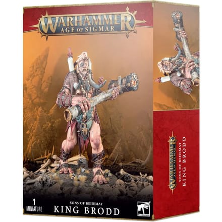 Beeldje Games Workshop Warhammer AoS - Sons Of Behemat Le Roi Brodd