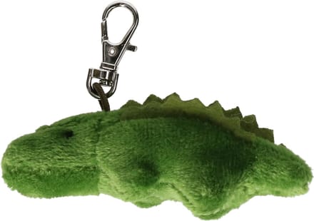 Nature Planet pluche krokodil knuffel sleutelhanger - 6 cm - Speelgoed dieren sleutelhangers