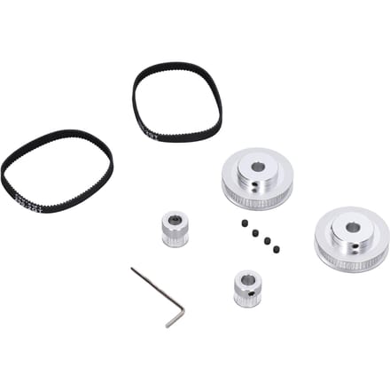 Synchrone Poelie voor VORON 2.4 3D-printer 20+60 Tanden 8mm Boring met 200mm L 6mm B Riem white